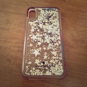 Kate Spade ♠️ Silver Stars IPhone X XS Phone Case